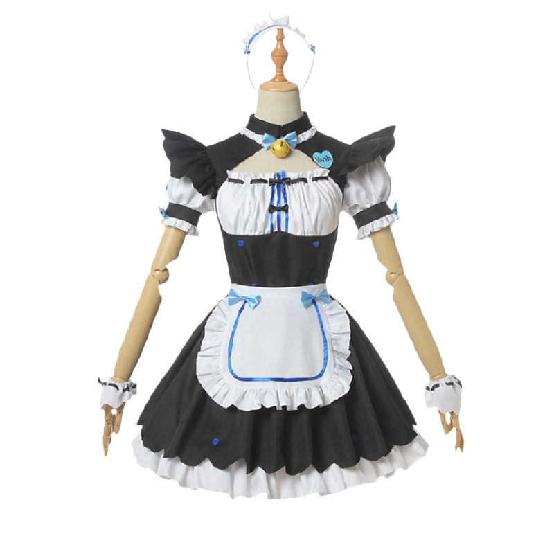 Picture of Cat Girl Paradise Cos Suit Lolita Chocolate Fragrance Cosplay Lolita Skirt Maid Costume Anime Uniform