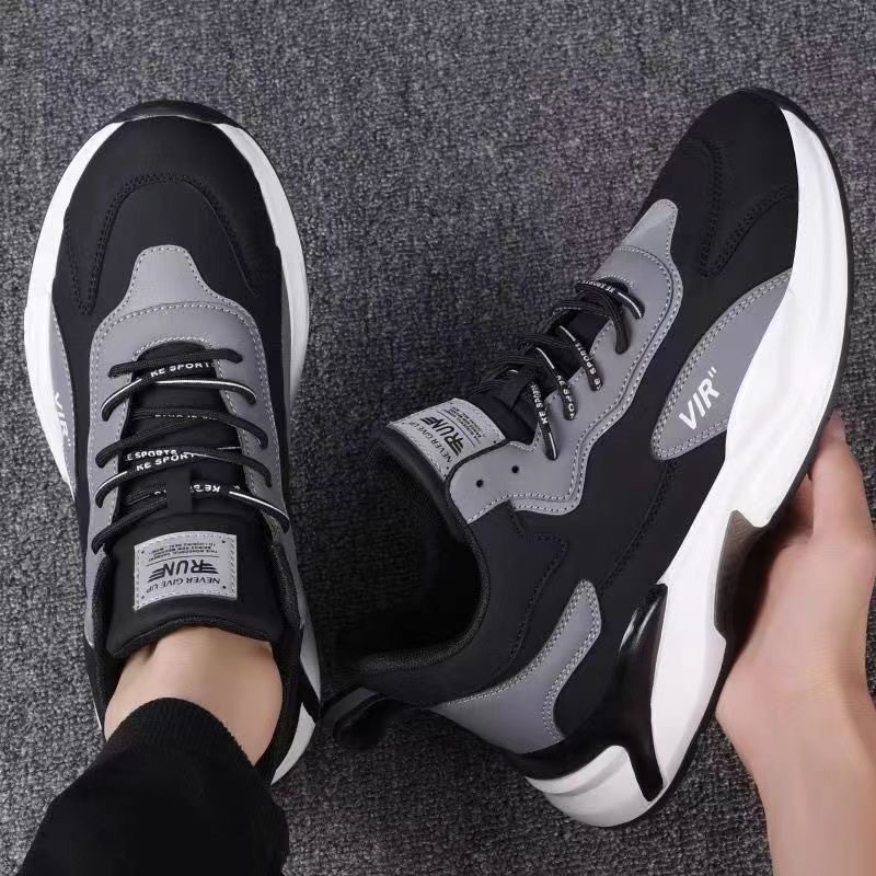 One-piece delivery summer new flying woven fashionable shoes sports casual running shoes low-top versatile lightweight breathable Men's shoes