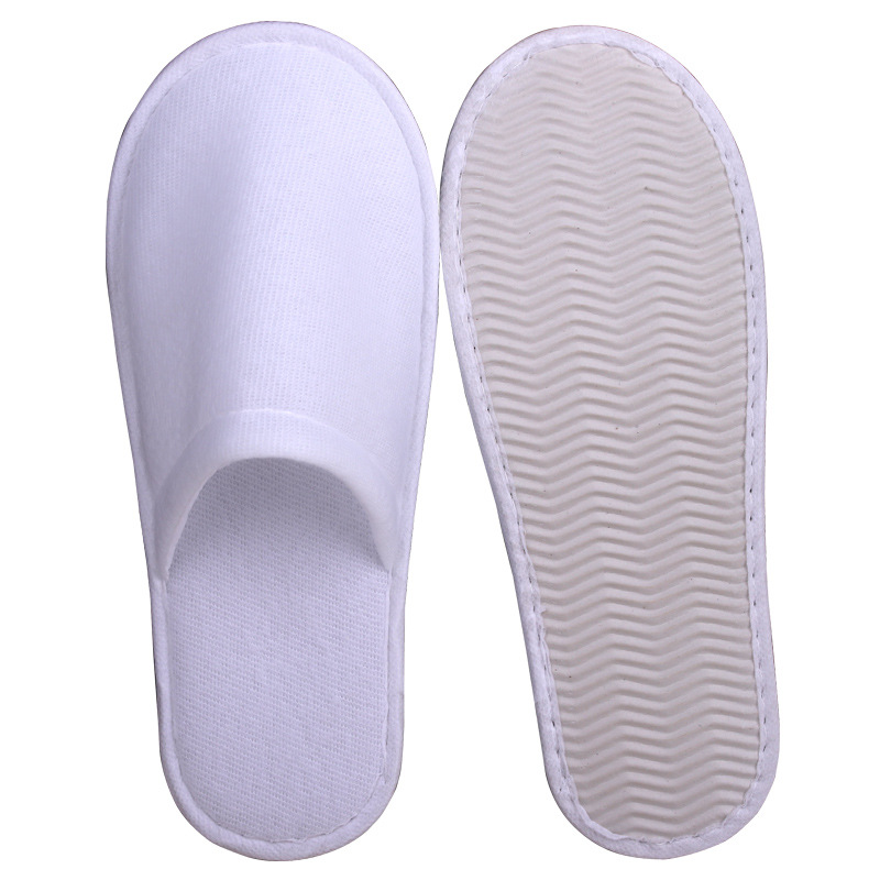 Picture of Wholesale disposable plush slippers Hotel Hotel Bed & Breakfast disposable slippers disposable brushed cloth slippers