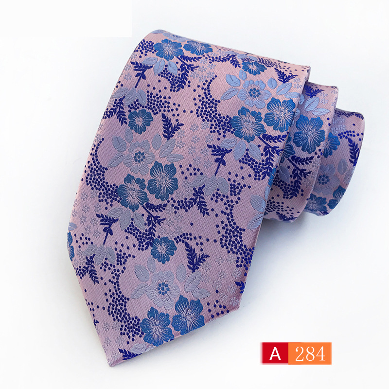 Picture of Tie men's in stock supply color polyester jacquard fabric source manufacturers wholesale