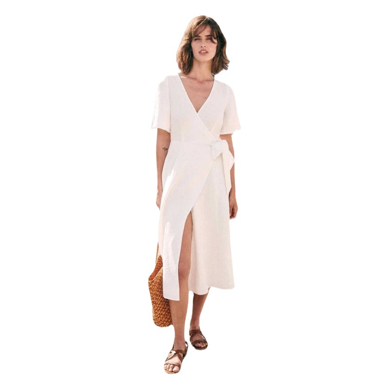 Encrypted Polyester Imitation Tencel Plain Weave 60 Count Tc Blended Fabric Spring and Summer Formal Top Shirt Dress School Uniform Cloth