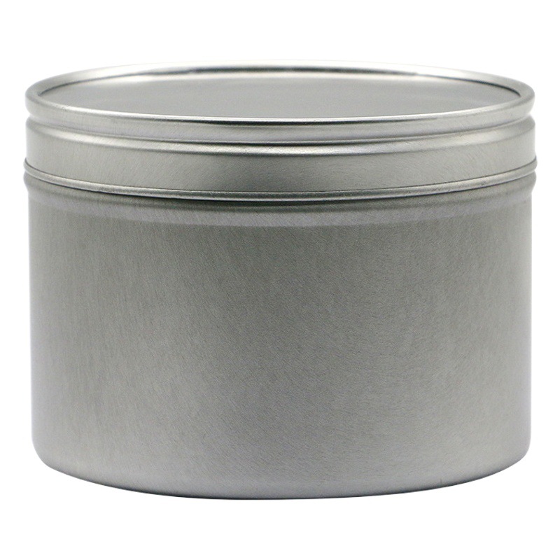 Customized candle iron box tiramisu baking stretch window round iron pot small pot tea scented tea metal pot