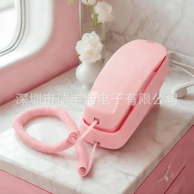 Cross-border e-commerce is specially for wired fixed telephones with large buttons and large volume adjustable wall extension in English