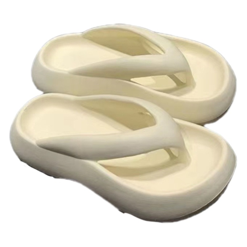 EVA Anti-odor Flip-flops New Thick Slippers Women's Loose Soft Slippers Street Slippers All-match Fashion Slippers for Outer Wear