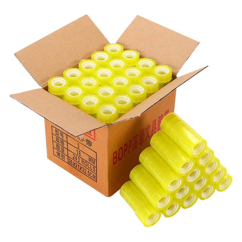 Stationery Tape Transparent Wholesale Small Tape Student Correction Tape Office Flower Shop Packaging Small TapeHigh Adhesion