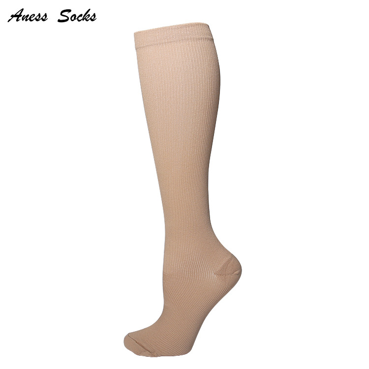 Picture of Cross-border pressure socks calf socks women's four seasons imitation nylon flat socks outdoor sports running stovepipe socks elastic socks