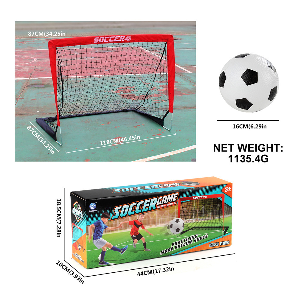 Picture of Children's Kindergarten Indoor and Outdoor Sports Portable Stacked Football Door Parent-Child Interactive Game Playing Football Toy
