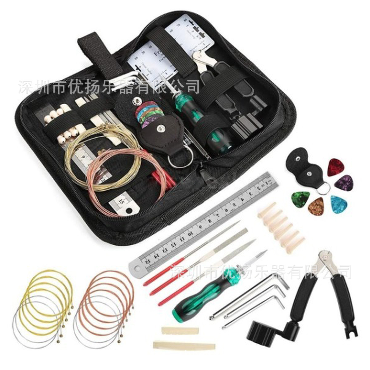 Guitar kit suit guitar care tool
