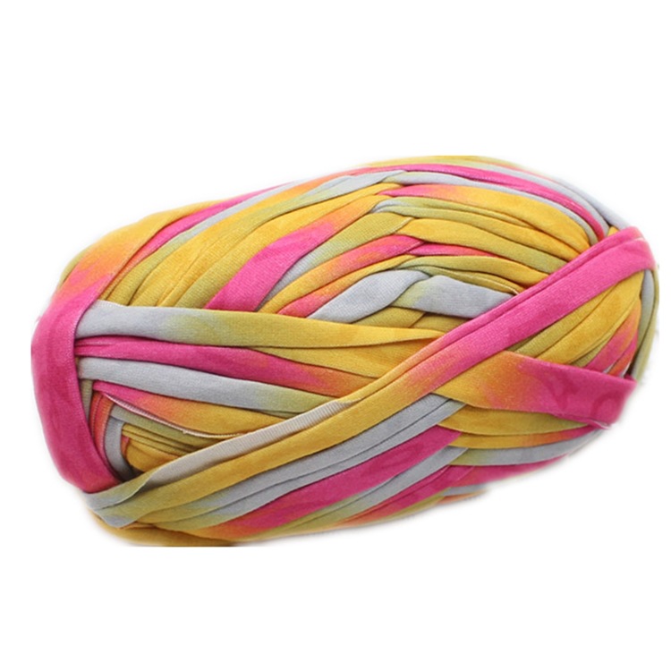 Picture of Wool color cloth thread handmade Hyun-A with woven bag yarn fancy segment dyed cloth hook wool wholesale