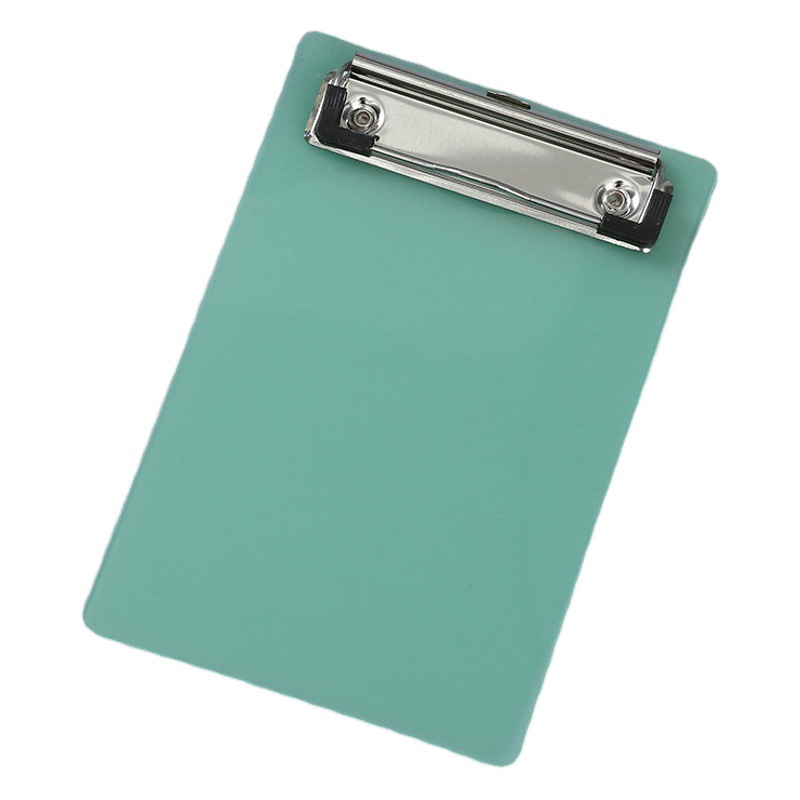 Board Clip Plastic Pp Colorful A6 Small Board Clip Translucent Writing Board Office Meeting Clip Bill Clip Signature Board Wholesale