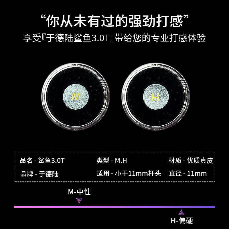 Picture of Yude Lu Leather Tip 2.0t 3.0t Big Shark Billiard Cue Small Tip Chinese Black Eight Billiard Table Snooker Shentong
