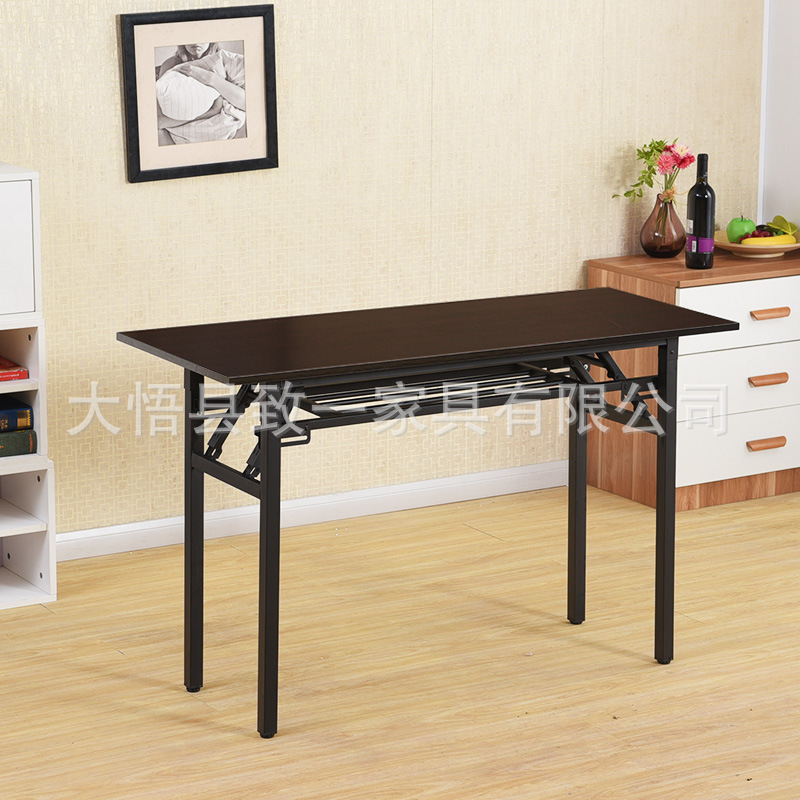 Picture of Folding Table Simple and Convenient Study Desk Office Computer Training Catering Commercial Table Stall Rectangular Table