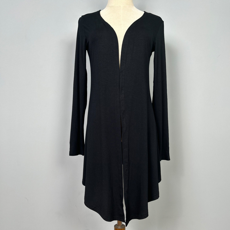Picture of South Korea Dongdaemun New Comfortable Lazy ~ Simple Feminine Sunscreen Long Thin Cardigan Air-conditioning Shirt se