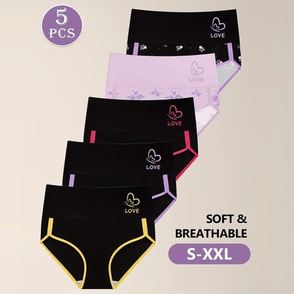 Cross-border Europe and the United States plus size 4 pairs of underwear stitching fashion hip briefs TK Xiyin foreign trade wholesale women's underwear