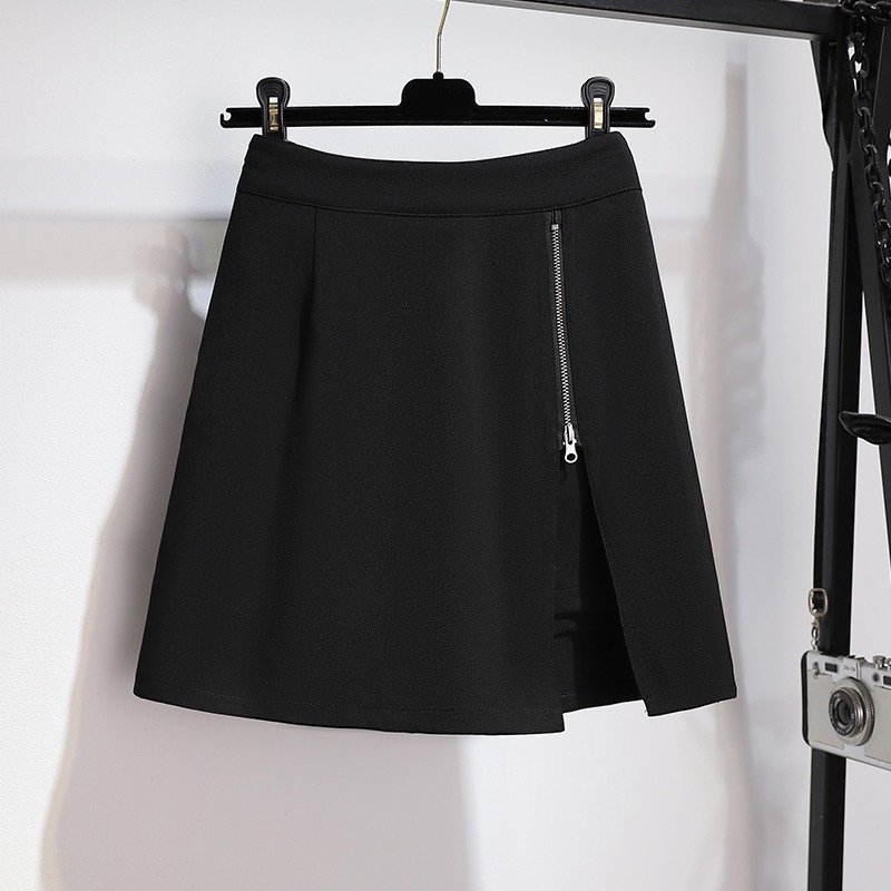Spring and Summer 2023 New Large Size Women's Clothing Korean-style Slimming Skirt Trendy Loose Chubby Girl mm All-match Casual Culottes