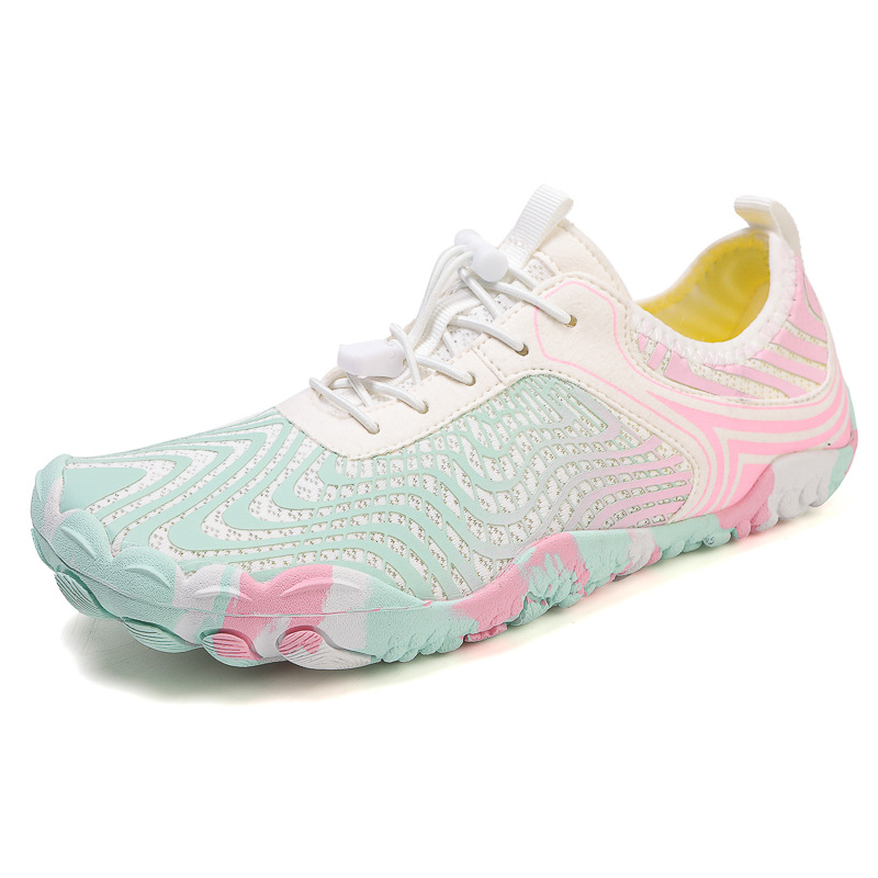 Wading Shoes, Beach Shoes, Cross-Border New Casual Five-Finger Non-Slip Breathable Quick-Drying Multi-Functional River-Tracing Yoga Fitness Shoes