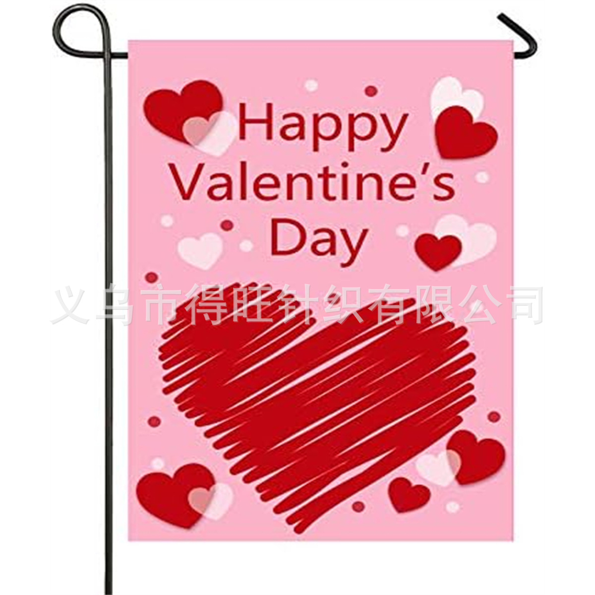Picture of 2024 Foreign Trade Amazon New Valentine's Day Garden Flag Festival Flag Double-sided Flag Love Car Garden Flag