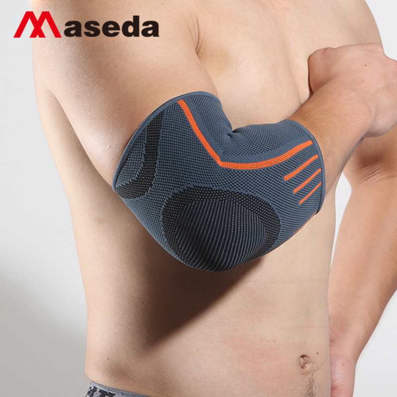 Picture of Maxi Cross-border Sports Goods Factory Nylon Elastic Knitted Elbow Pad Sports Fitness