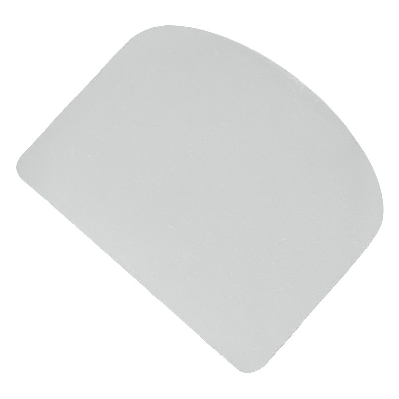 5 PCSD plastic transparent cake soft scraper semicircular scraper scraper cream scraper scraping batter baking tool