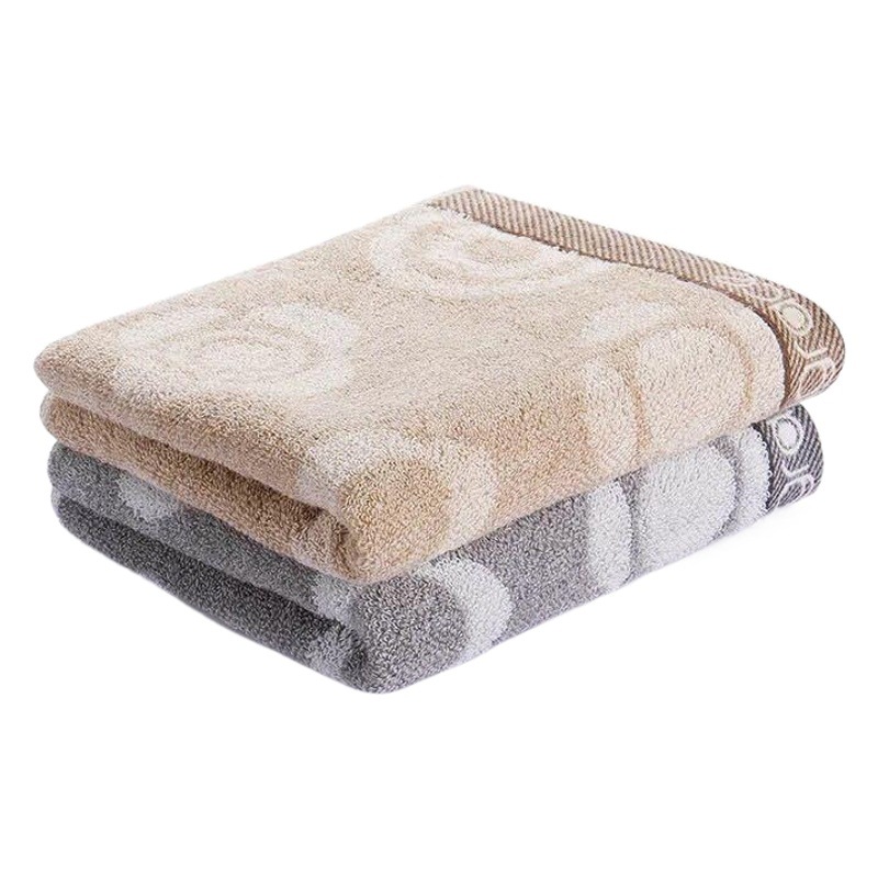 Jie Liya Pure Cotton Absorbent Non-linting Soft Cotton Face Wash Household Face Towel for Men and Women Couple Towel 8045