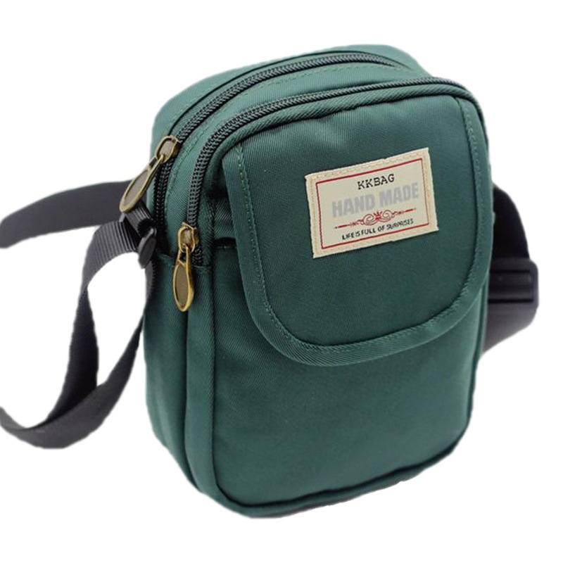 New Nylon Mobile Phone Bag, Sports Large-Capacity Vertical Cross-Body Small Bag, Card Holder, Coin Bag, Shoulder Mobile Phone Bag