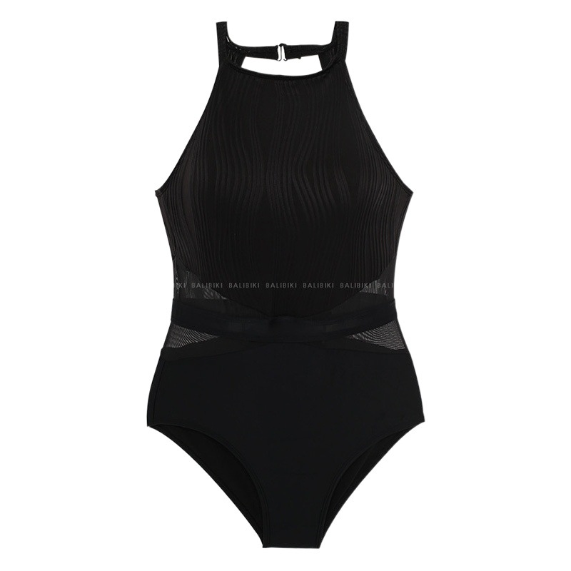 Source manufacturers summer new swimsuit slimming belly mesh perspective one-piece triangle vacation hot spring bikini swimsuit