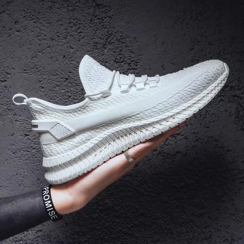 2024 New Men's Mesh Breathable sneaker Fashion All-match Trendy Casual Coconut Shoes Student Running Shoes