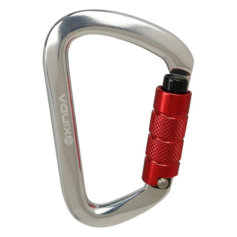 Picture of Factory Direct outdoor professional rock climbing master lock D-type automatic lock safety rock climbing lock carabiner equipment