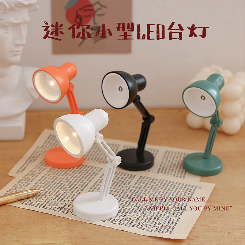 Creative and Simple Led Mini Table Lamp Student Dormitory Bedroom Adjustable Study Special Eye Protection Reading Night Light