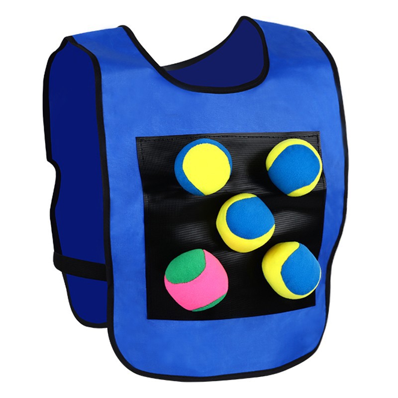 Sticky Jersey Outdoor Toys Sticky Ball Kindergarten Parent-Child Interactive Dodgeball Indoor Vest Game Props