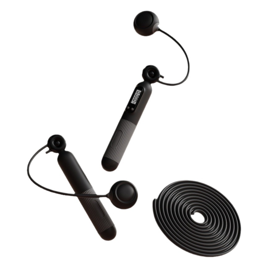Cordless Skipping Rope Fitness Exercise Electronic Counter Professional Fat-Burning Adult Women Weighted Wholesale Electronic Counting Skipping Rope