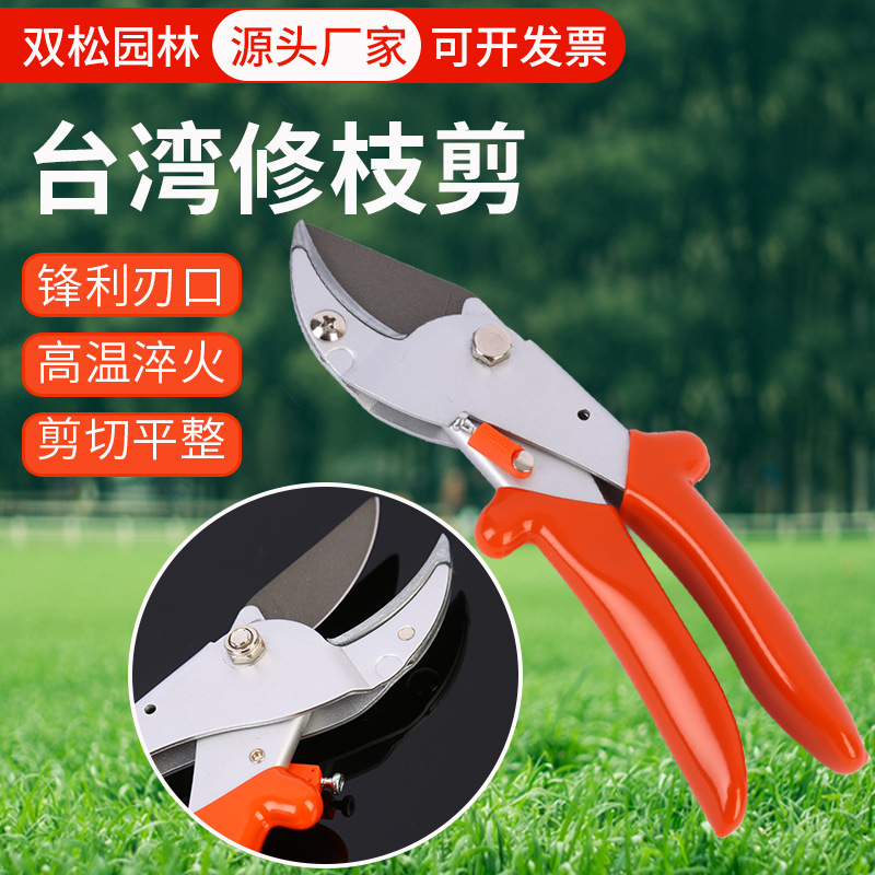 Factory supply Taiwan pruning shears gardening pruning shears gardener fruit farmers pruning garden tools wholesale