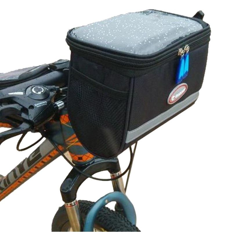 Mountain Bike Front Handle Bag Large Capacity Waterproof Folding Head Bag Bicycle Leader Bag Cycling Bag Multi-color Optional