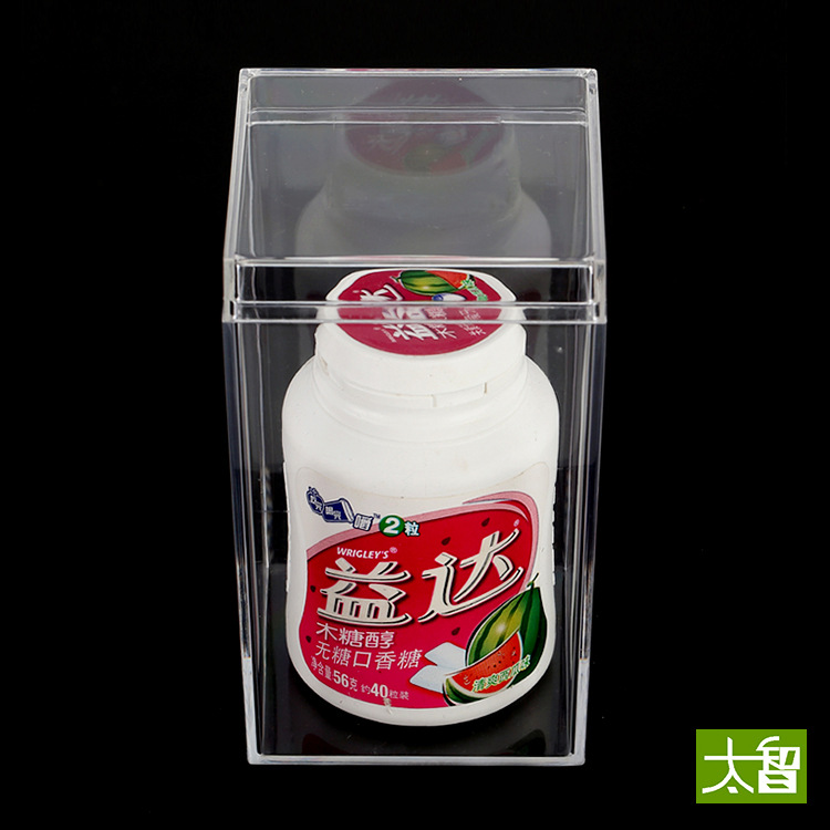 E514 spot wholesale square transparent plastic box specimen box exhibit box transparent plastic box display box crystal box