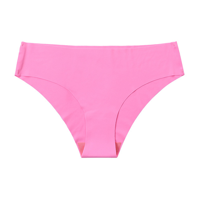 Picture of European and American Cross-border Pregnant Women's plus size Traceless Women's Underwear Class A Ice Silk Breathable Sports Low Waist Naked Briefs for Women