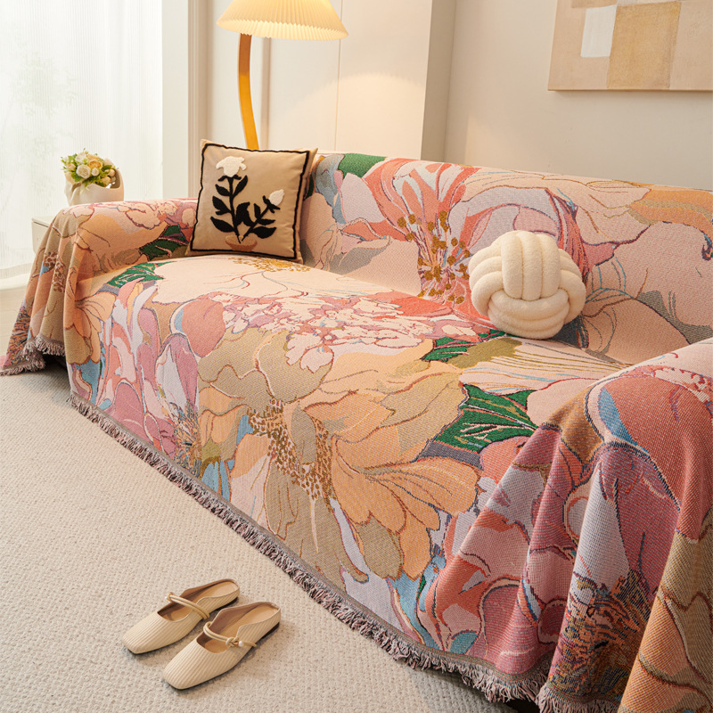 French Style Sofa Cover Cloth Anti-cat Scratch Four Seasons Universal Light Luxury Style Non-slip Sofa Cover Blanket 2025 Sofa Towel