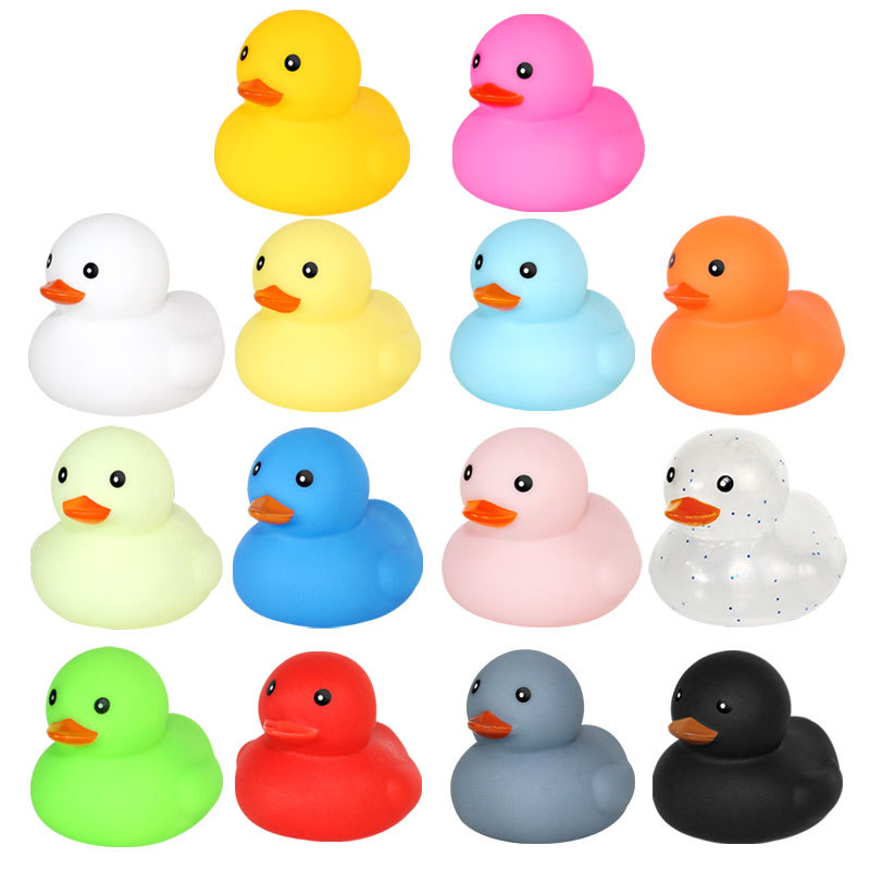 Picture of Hong Kong Version of Little Duck Toy Baby Bath and Water No. 8 Little Yellow Duck Toy Kidsren's Educational Pinch and Call