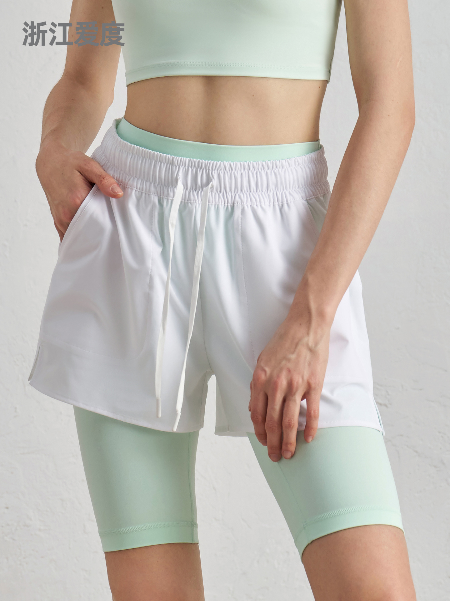 SZ Sunscreen Running Shorts Long-distance Running Marathon Sports Loose Casual Yoga Pants Outer Pocket Fitness Pants