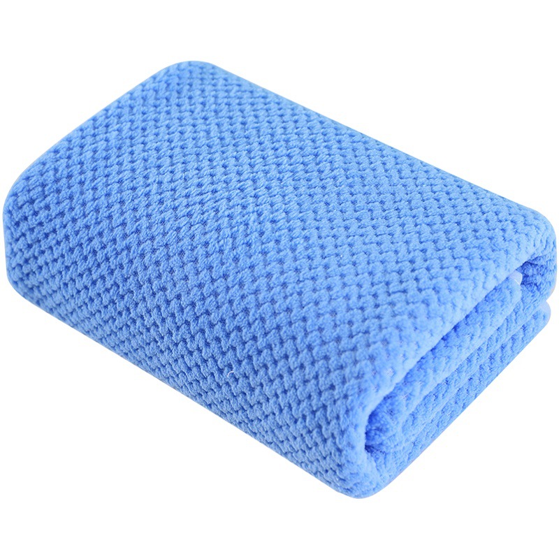 Coral velvet towel bath towel suit pineapple grid household soft absorbent edge wrapping gift towel face towel wholesale