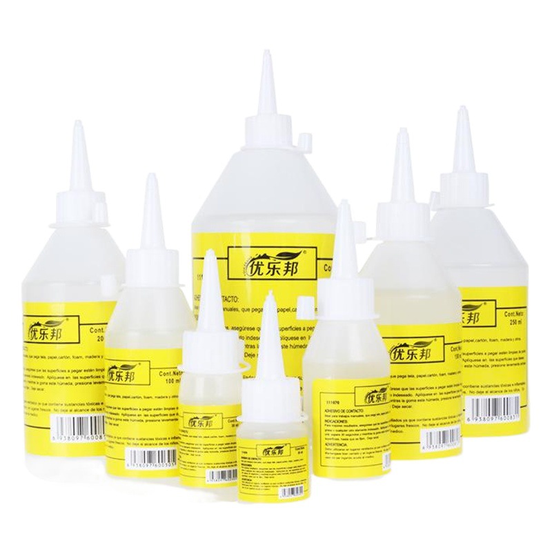 Children's diy alcohol glue 30ml non-woven handmade alcohol glue hemp rope button material transparent glue
