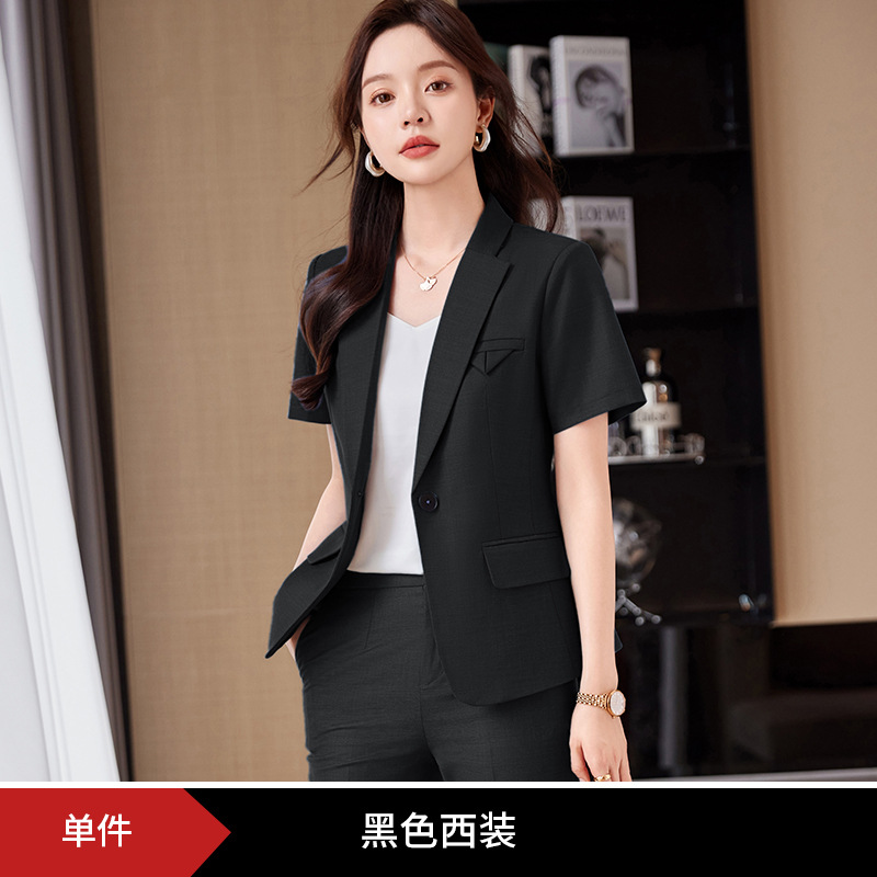 Picture of High-end professional suit suit Women's Business formal suit interview suit slim fit fashionable temperament commuter work clothes workwear