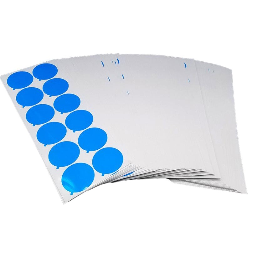 Blue PE protective film with hand tear round hardware plastic lens protective film anti-scratch and dustproof factory Film