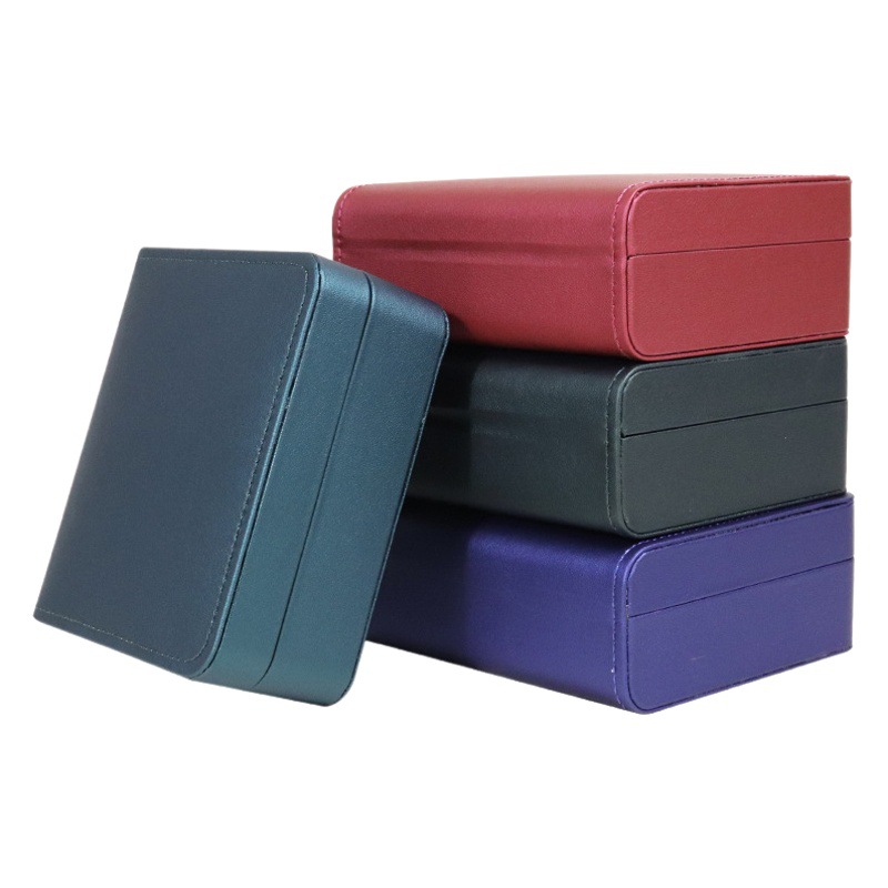 PU Light Luxury Jewelry Box Jewelry Ring Box Necklace Pendant Box Bracelet Bracelet Box Earrings Jewelry Packaging Box Wholesale