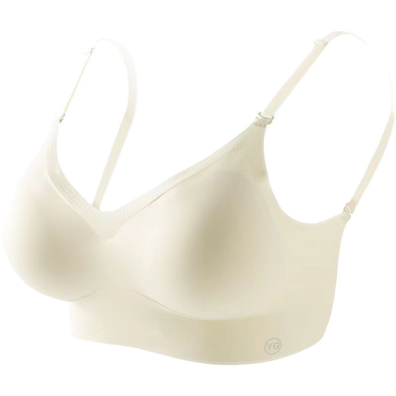 South Korea outer expansion chest underwear women's push up small chest big 2022 New U-shaped cross seamless beauty back bra