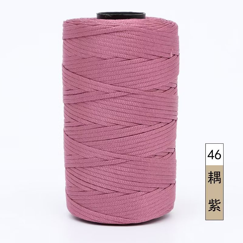 Picture of Spring and Summer peony hand bag crocheted material package ice hemp thread