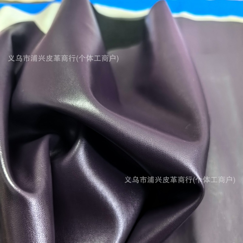 Picture of Pu Elastic Clothing Anime Leather Cosplay Lambskin Pattern Sheepskin Plain Nappa B40 Clothing Plain Elastic Brazilian Leather Fine Grain