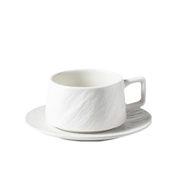 Picture of Casual American Coffee Cup and Saucer Set Rock Pattern Tea Cup Hanging Ear Coffee Cup Home Breakfast Cup Afternoon Tea Cup