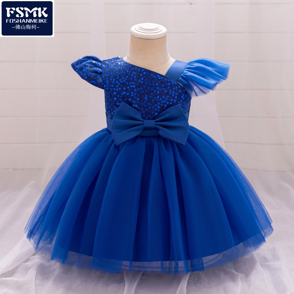 Girl's Dress Mesh Sequin Tully Skirt Raglan Skirt Bow Dinner Dress Evening Dress Flower Girl Princess Dress
