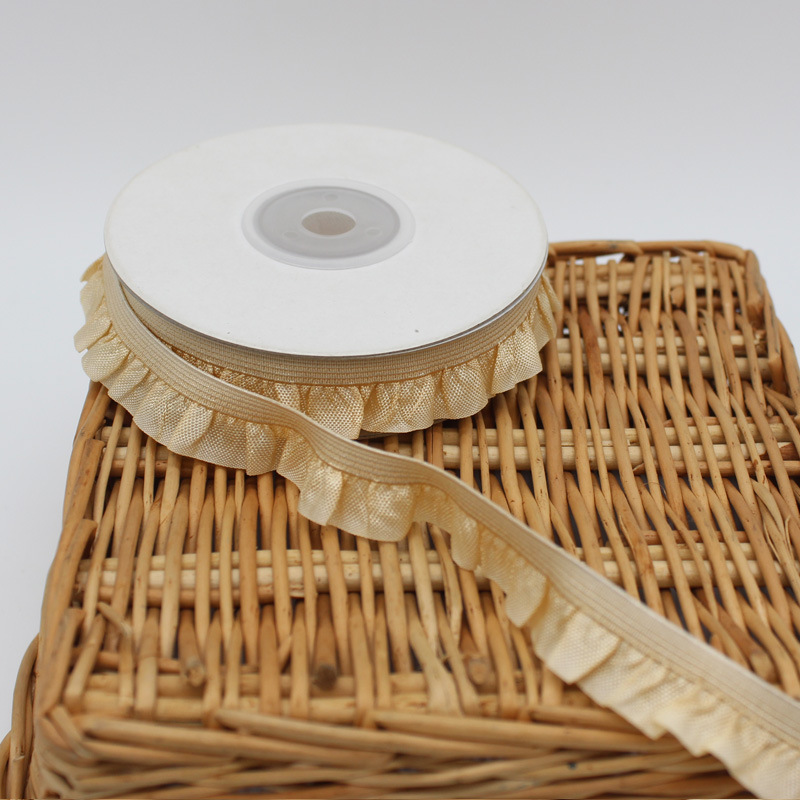 Picture of Bluebird 15mm Unilateral Auricularia Lace Ribbon Wrinkled Wrinkled Strap Ruffled Elaine Belt Baby Clothes Pet Clothes