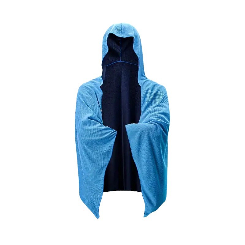 Picture of Factory supply outdoor sports cold sunscreen cloak bath towel quick-drying absorbent sunshade shawl quick-drying bath towel cloak